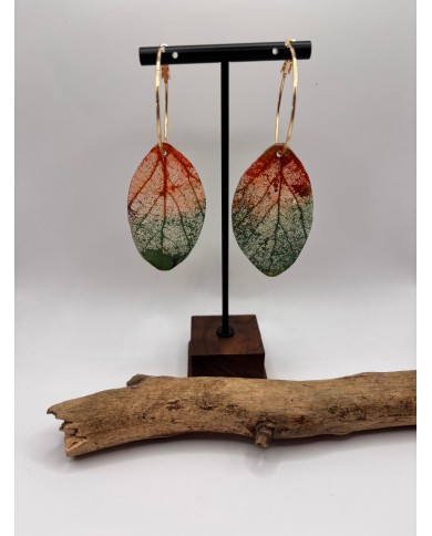 EDICIÓN "TRANSPARENCIA" PENDIENTES ARTESANOS DE HOJA