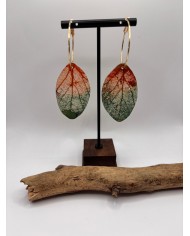 EDICIÓN "TRANSPARENCIA" PENDIENTES ARTESANOS DE HOJA