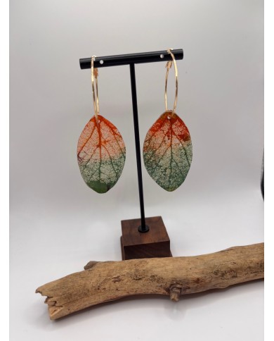 EDICIÓN "TRANSPARENCIA" PENDIENTES ARTESANOS DE HOJA