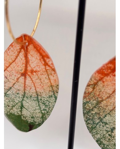 EDICIÓN "TRANSPARENCIA" PENDIENTES ARTESANOS DE HOJA