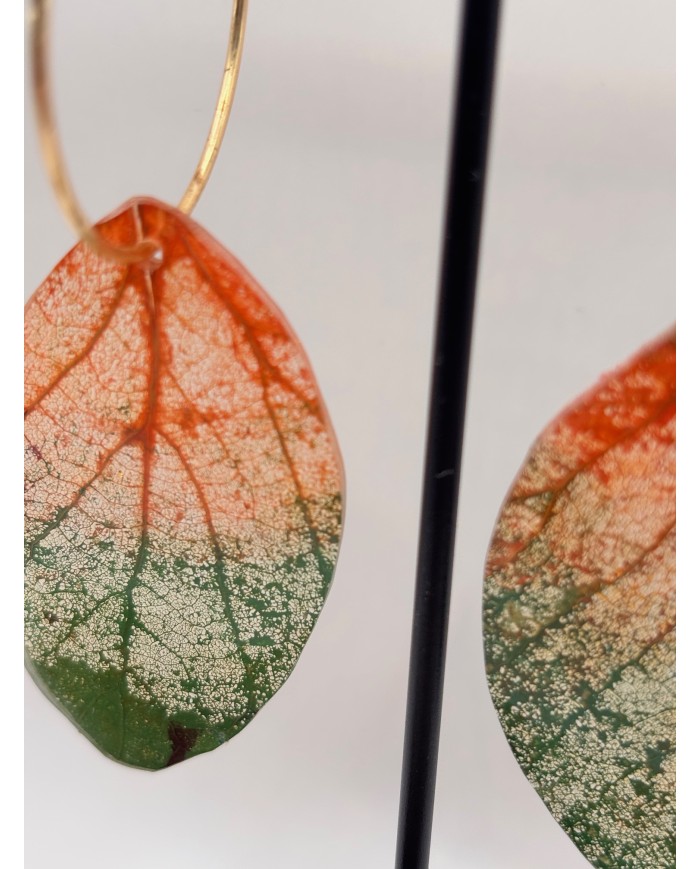 EDICIÓN "TRANSPARENCIA" PENDIENTES ARTESANOS DE HOJA