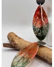 EDICIÓN "TRANSPARENCIA" PENDIENTES ARTESANOS DE HOJA