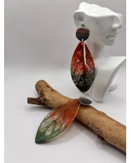 EDICIÓN "TRANSPARENCIA" PENDIENTES ARTESANOS DE HOJA