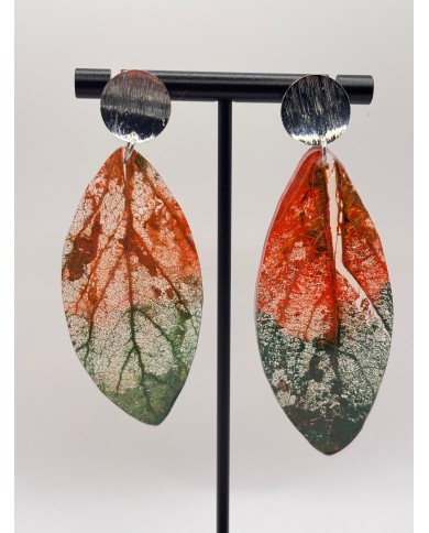 EDICIÓN "TRANSPARENCIA" PENDIENTES ARTESANOS DE HOJA