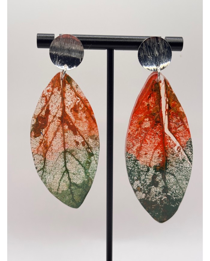 EDICIÓN "TRANSPARENCIA" PENDIENTES ARTESANOS DE HOJA