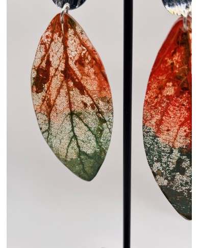 EDICIÓN "TRANSPARENCIA" PENDIENTES ARTESANOS DE HOJA