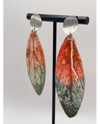 EDICIÓN "TRANSPARENCIA" PENDIENTES ARTESANOS DE HOJA