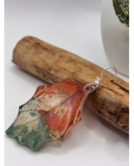 EDICIÓN "TRANSPARENCIA" PENDIENTES ARTESANOS DE HOJA NATURAL