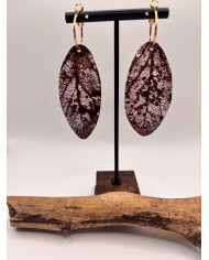 EDICIÓN "TRANSPARENCIA" PENDIENTES ARTESANOS DE HOJA NATURAL