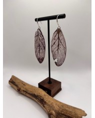 "EDICIÓN TRANSPARENCIA" PENDIENTES ARTESANOS DE HOJA