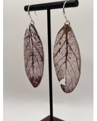 "EDICIÓN TRANSPARENCIA" PENDIENTES ARTESANOS DE HOJA