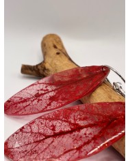 "EDICIÓN TRANSPARENCIA" PENDIENTES ARTESANOS DE HOJA NATURAL