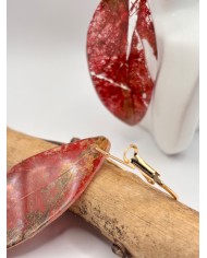 "EDICIÓN TRANSPARENCIA" PENDIENTES ARTESANOS DE HOJA