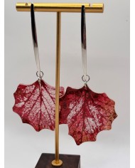 "EDICIÓN TRANSPARENCIA" PENDIENTES ARTESANOS DE HOJA