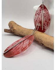 "EDICIÓN TRANSPARENCIA" PENDIENTES ARTESANOS DE HOJA NATURAL