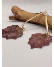 "EDICIÓN TRANSPARENCIA" PENDIENTES ARTESANOS DE HOJA NATURAL