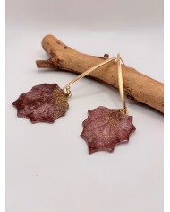 "EDICIÓN TRANSPARENCIA" PENDIENTES ARTESANOS DE HOJA NATURAL