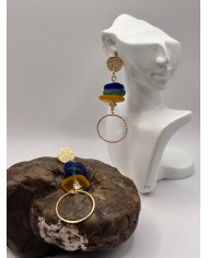 PENDIENTES DE CRISTAL MARINO O LÁGRIMAS DE SIRENA