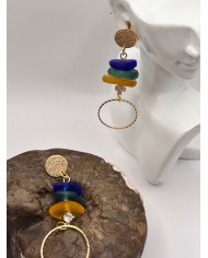 PENDIENTES DE CRISTAL MARINO O LÁGRIMAS DE SIRENA