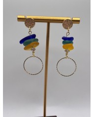 PENDIENTES DE CRISTAL MARINO O LÁGRIMAS DE SIRENA