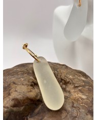 PENDIENTES ARTESANOS DE CRISTAL MARINO