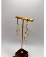 PENDIENTES DE CRISTAL MARINO