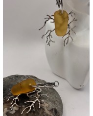 EDICIÓN LIMITADA CRISTAL MARINO PENDIENTES ARTESANOS