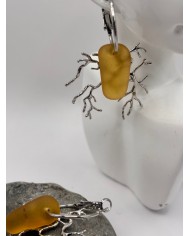 EDICIÓN LIMITADA CRISTAL MARINO PENDIENTES ARTESANOS