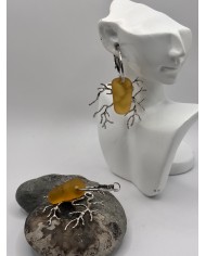 EDICIÓN LIMITADA CRISTAL MARINO PENDIENTES ARTESANOS