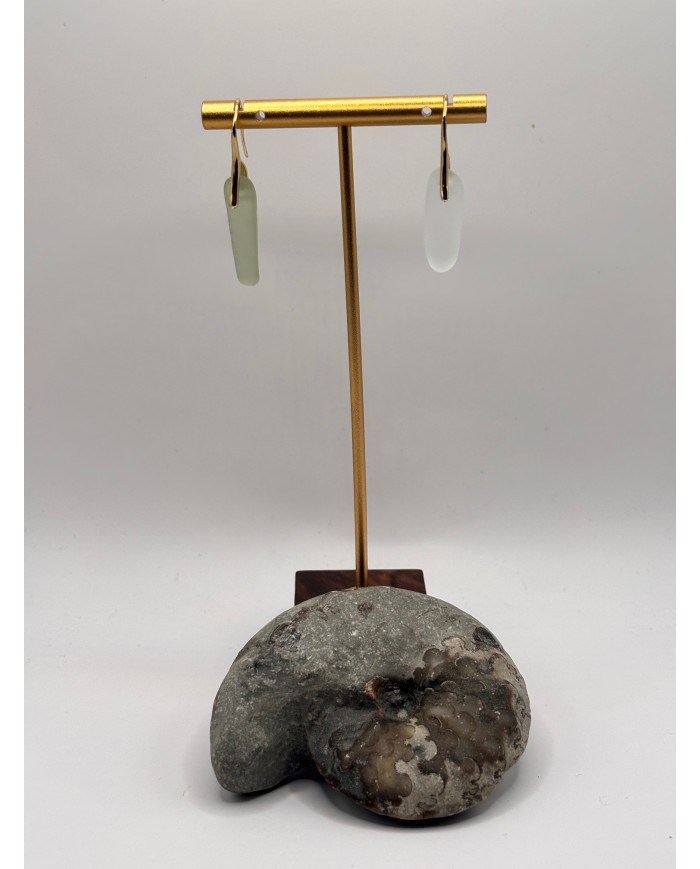 PENDIENTES DE CRISTAL MARINO O LÁGRIMAS DE SIRENA