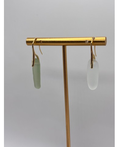 PENDIENTES DE CRISTAL MARINO O LÁGRIMAS DE SIRENA