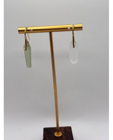 PENDIENTES DE CRISTAL MARINO O LÁGRIMAS DE SIRENA