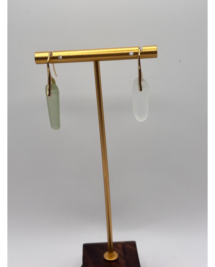 PENDIENTES DE CRISTAL MARINO O LÁGRIMAS DE SIRENA