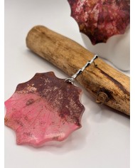 PENDIENTES ARTESANOS DE HOJA NATURAL ESQUELETIZAD