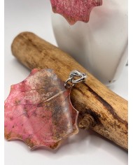 PENDIENTES ARTESANOS DE HOJA NATURAL ESQUELETIZADO