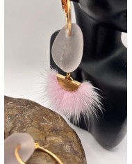 PENDIENTES DE CRISTAL MARINO O LÁGRIMAS DE SIRENA