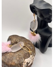 PENDIENTES DE CRISTAL MARINO O LÁGRIMAS DE SIRENA