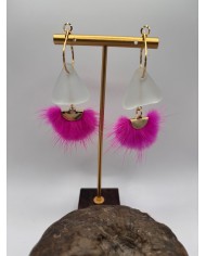 PENDIENTES DE CRISTAL MARINO O LÁGRIMAS DE SIRENA