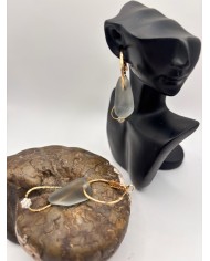 PENDIENTES DE CRISTAL MARINO O LÁGRIMAS DE SIRENA