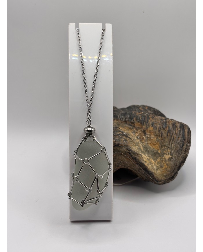 COLLAR  DE CRISTAL MARINO