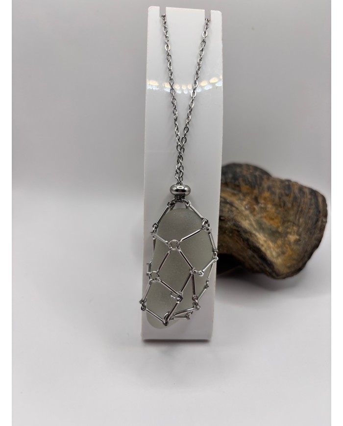 COLLAR  DE CRISTAL MARINO