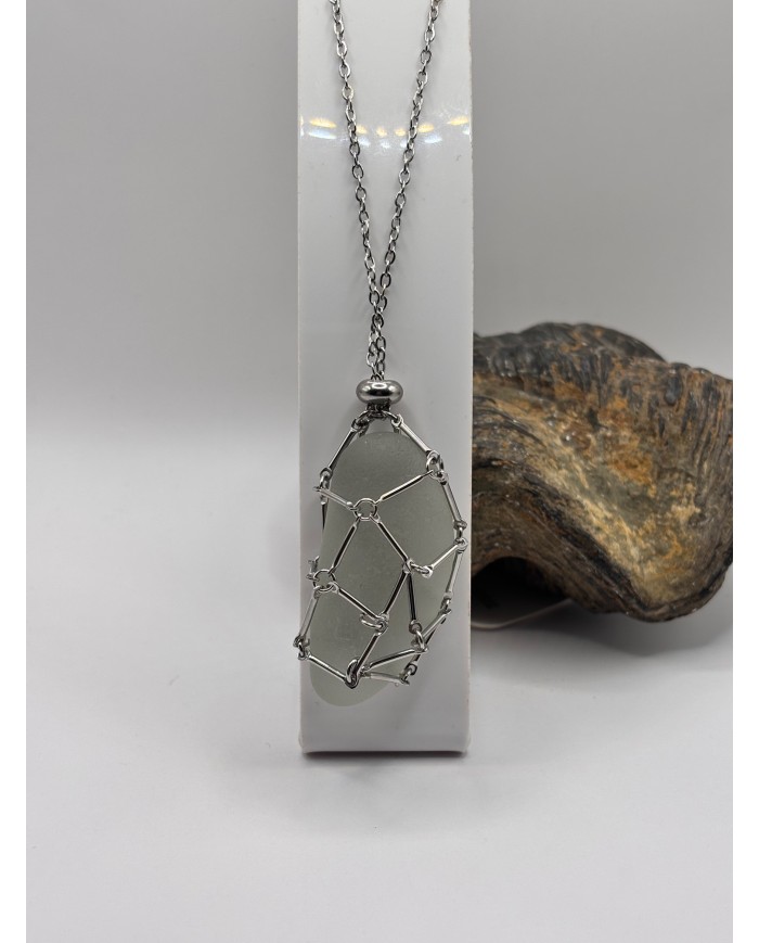 COLLAR  DE CRISTAL MARINO