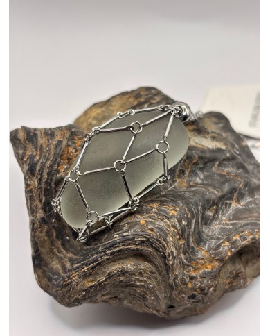 COLLAR  DE CRISTAL MARINO