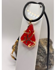 COLLAR ARTESANO DE CRISTAL MARINO