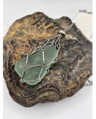 COLLAR ARTESANO DE CRISTAL MARINO