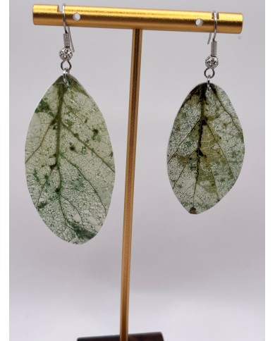 EDICIÓN LIMITADA PENDIENTES ARTESANOS DE HOJA NATURAL