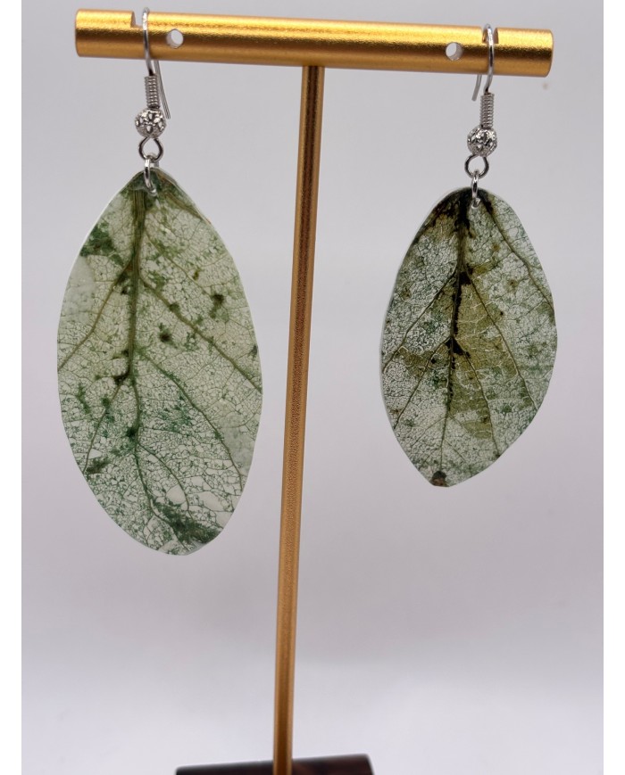 EDICIÓN LIMITADA PENDIENTES ARTESANOS DE HOJA NATURAL