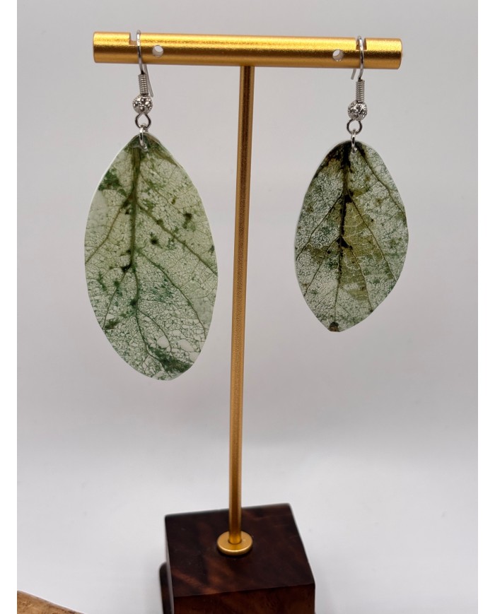 EDICIÓN LIMITADA PENDIENTES ARTESANOS DE HOJA NATURAL