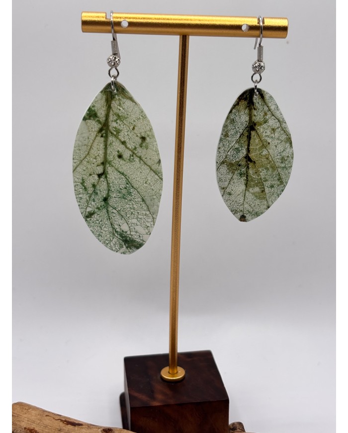 EDICIÓN LIMITADA PENDIENTES ARTESANOS DE HOJA NATURAL