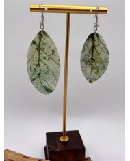 EDICIÓN LIMITADA PENDIENTES ARTESANOS DE HOJA NATURAL